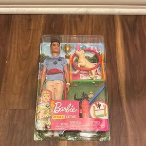 Barbie Outdoor Adventure Doll Set Blue and Red